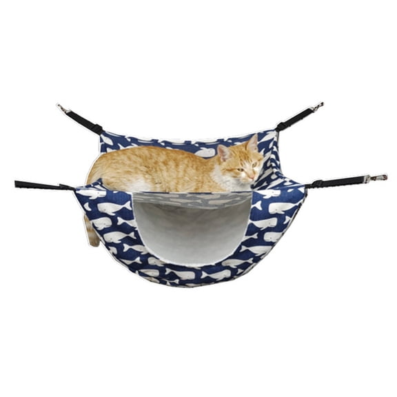 MISSMILE 2026 New Cat Hammock,Space-Saving Cat Bed Cave,Comfortable Cat Sleeping Bag for Indoor Cats,Style 1 for Indoor Lounging, Space-Saving, Cozy Naps, Cat Relaxation, Restful Sleep, Pet Comfort