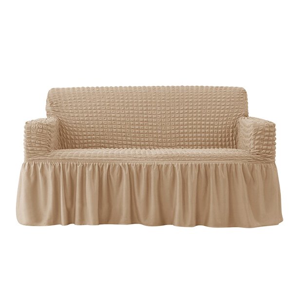 Funda de sofá de sirsaca a cuadros para sala de estar, funda de sofá elástica para el hogar, funda para sillón, 1/2/3/4 asientos