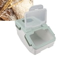 thumbnail image 4 of Airtight Rice Container 3,5Lbs Flour Bin for Dry Food Pet Dog Cat Large Extra Mini Grain Storage Containers Kitchen Container with Measuring Cup, 4 of 7
