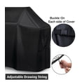 thumbnail image 4 of Heavy-Duty 600D Waterproof BBQ Grill Cover - Universal Fit (55"W x 27"D x 48"H) with Windproof Buckles and UV Protection, 4 of 7