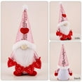 thumbnail image 6 of Baywell Valentines Day Gnome Plush - Mr and Mrs Scandinavian Tomte Elf Decorations - Stuffed Plushie Ornaments - Table Gnomes Decor Gifts Presents, 6 of 8
