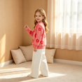 thumbnail image 4 of TIREOW Girls Sweatshirts Round Neck Long Sleeve Pullover Sweatshirt with Flower Print Loose Fit Soft Casual Pullovers Top, 4 of 8