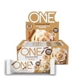 thumbnail image 1 of Barras de proteína ONE, rollo de canela, sin gluten con 20 g de proteína y 1 g de azúcar, productos básicos para la despensa, 2,12 oz (12 unidades), el embalaje puede variar, 1 of 5