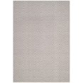 thumbnail image 1 of Safavieh Montauk Collection MTK811A Flatweave Grey and Ivory Cotton Area Rug (3' x 5'), 1 of 3