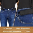 thumbnail image 6 of Surpdew 6PCS No Buckle Belts for Men, Buckleless Elastic Waist Belt with Metal Hook, Invisible Loop Belt for Work, EDC & Fathers Day Gifts for Husband, 6 of 6