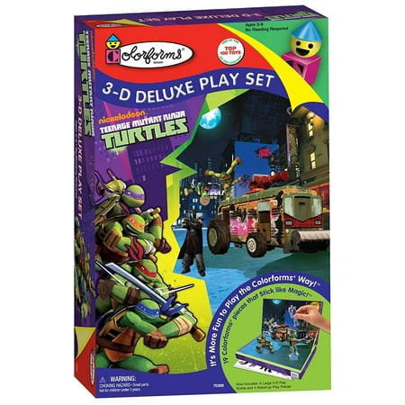 Colorforms 3D Deluxe Playset Teenage Mutant Ninja Turtles Sticker Kit