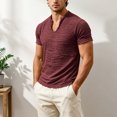 thumbnail image 5 of Akiihool Men's Summer T-Shirts Men's Premium Crew Neck T Shirt Fresh Classic Tee Wine,XXXL, 5 of 8