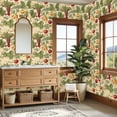 thumbnail image 4 of Peel and Stick Wallpaper Vintage Vegetable Botanical Beets Carrots Tomatoes Wall Mural 23.6in x 9.8ft Self Adhesive Removable Wall Paper Renter Friendly Wallpaper for Kids Bedroom Kitchen Nursery, 4 of 8