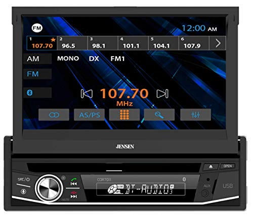 USB Fast Charging 200 Watts Backup Camera Input Jensen CDR7011 7 inch LED CD/DVD Touch Screen Single Din Car Stereo Bluetooth 50x4 Push to Talk Assistant USB Fast Charging 200 Watts Backup Camera Input Jensen CDR7011 7 inch LED CD/DVD Touch Screen Single Din Car Stereo Bluetooth 50x4 Push to Talk Assistant