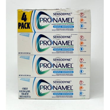 Sensodyne ProNamel Gentle Whitening Flavored Toothpaste 4 Pack/ 6.5 Ounce