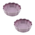 thumbnail image 1 of Qeeadeea Small Round Baking Dish Set Of 2, Round Ceramic Pie Plate, Colorful Ceramic Casserole Dish-purple-15x15x5cm, 400ml, 1 of 7