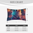 thumbnail image 4 of Fuzoiu Starry Sky White Cloud Puppy Print Fuzzy Pillowcases, Super Soft Pillow Case Cover with Zipper for Bedroom, Sofa, Couch,Cozy Pillow Shams for All Seasons-20"x30", 4 of 6