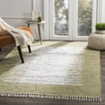 thumbnail image 2 of SAFAVIEH Montauk Tennyson Geometric Cotton Area Rug, Ivory/Olive, 9' x 12', 2 of 8