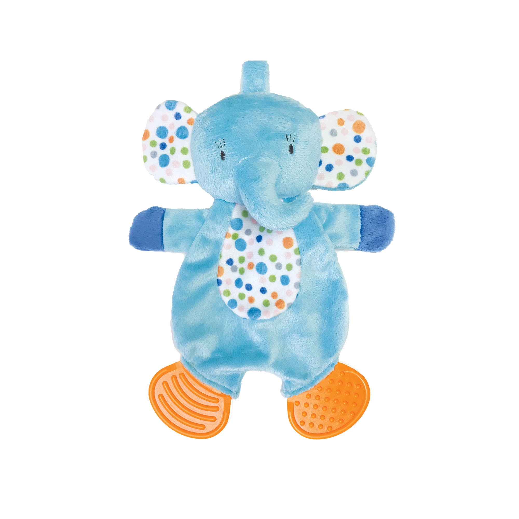 Manhattan Toy Teether Elephant Soft Snuggle Blankie Toy