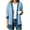 Inverlee Light Blue-Clothes, variant on Women Denim Patchwork Knit Cardigan Button Front Top Pocket Casual Sweater Light Blue (S-3XL)