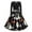 A Multicolor, variant on Women's Casual Halloween Dress Printed Long Sleeve Womens Round Neck Slim Dress
