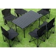 thumbnail image 7 of Camping Table Folding CampTable Aluminum Foldable OutsideTable Light Weight Portable, 7 of 7