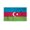 Azerbaijan 3x5 ft Nylon Flag, variant on AGAS Small Azerbaijan 4x6 inch Flag mounted onto 11 inch Plastic Pole Polyester Fabric Stitched Edges Azerbaijan Hand Held Mini Small Stick Flags