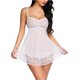 thumbnail image 1 of Disfraz erótico Sexy para mujer, minivestido Ultra corto, camisón transparente, lencería exótica, vestido sexual de talla grande, Babydoll, 1 of 4