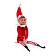 thumbnail image 1 of Muñecas Elfo  Belug De Navidad De Ajustables Decoracion De Navideña Boy Rojo, 1 of 5