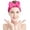 Hot Pink, variant on Head Scarf Women's Soft Coral Velvet Bow Spa Headband 1Pc for Makeup & Shower Gentle Hair Wrap for Face Washing Skincare and Daily Beauty Routines
