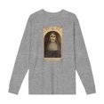 thumbnail image 4 of The Nun Scary Demon Face Woman Adult Heather Gray Crew Neck Long Sleeve Tee-XXL, 4 of 7