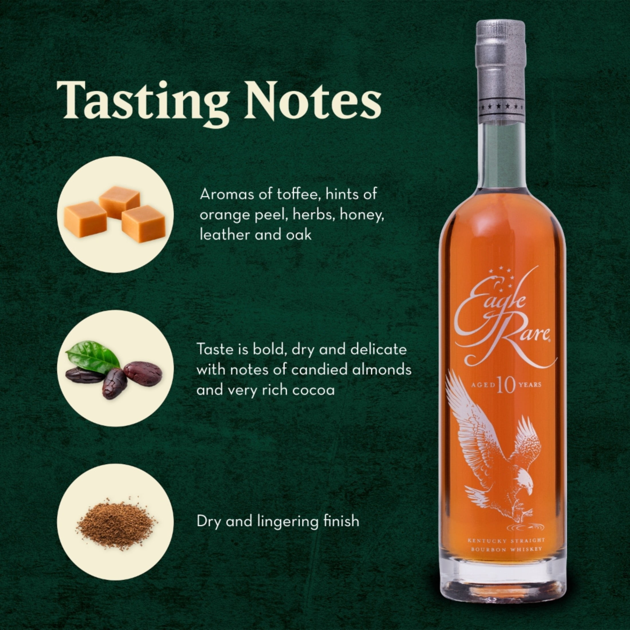 Eagle Rare, Kentucky Straight Bourbon Whiskey, 750ml, 10 Year Aged