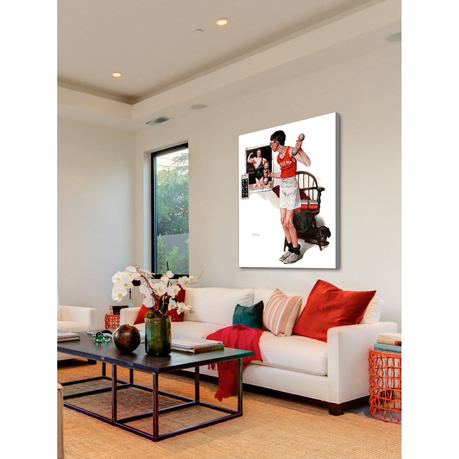 Marmont Hill "Champ" by Norman Rockwell Painting Print on Canvas