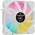 thumbnail image 3 of CORSAIR iCUE SP120 RGB ELITE Performance 120mm White PWM Triple PC Fan Kit with iCUE Lighting Node (Pack of 3), 3 of 10
