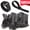 BLACK-50PCS, variant on HKMY 50PCS 7.87in Adjustable Nylon Reusable Cable Hook Loop Straps, Black Cord Fastener Ties（Black）