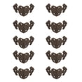 thumbnail image 1 of 10pcs caja de madera esquinas protectoras con esquinas decorativas vintage protector, 1 of 8