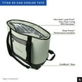 thumbnail image 4 of Titan by Arctic Zone 30 Can Insulated Cooler Tote, Seagrass, 4 of 11