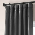 thumbnail image 3 of Signature Tablet Grey Faux Silk Taffeta Hotel Blackout Curtain (1 Panel), Tablet Grey, 50W X 120L, 3 of 6