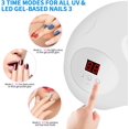 thumbnail image 3 of LED Nail Lamp 36W Professional Gel Nail Lamp Dryer Polishing Lamp, 3 of 4