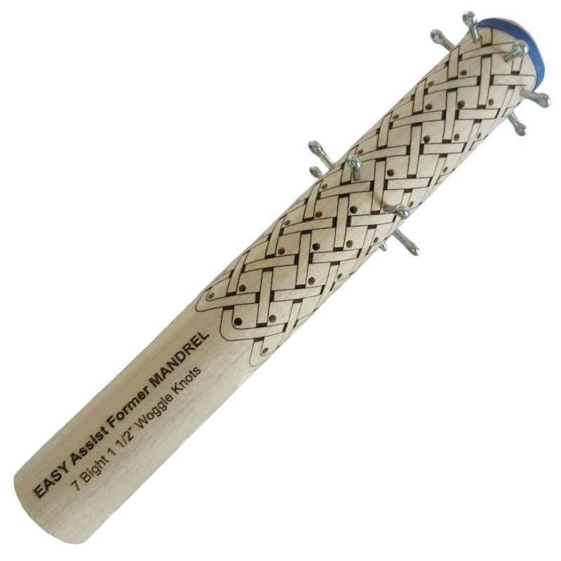 Jig Pro Shop Easy Assist Former Mandrel For Tying Turks Head/Woggle Knots (1 1/4" 7 Bight) - View #14