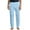Light Blue, variant on Men's Classic Fit Flat Front Linen Pants Beach Summer Fall Lightweight Linen Trousers