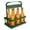 Green, variant on 100Fens Foldable Plastic Beer Basket Beverage Beer Holders Sports Kettle Portable Holders Beer Rack
