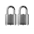 thumbnail image 2 of Heavy-Duty Stainless-Steel Commando Lock Padlock – 2 Pack- Military Grade Weatherproof Security Lock for Storage Shed, Garage, Lockers, Toolboxes, Construction Site Storage and More, 2 of 4