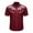 yue866-Wine, variant on KHONTS Boys Summer Western Shirts Short Sleeve Printed Cowboy Shirts Casual Button down Shirt,Size 4-13 Years Wine 170