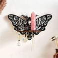 thumbnail image 2 of Corner Shelf Wall Corner Shelf Crystal Display with Butterfly Moth Shape, Wooden Wall Mounted Shelf Floating Shelves for Bathroom Kitchen Office Living Room, Women Aesthetic Witchy Gift (A), 2 of 5