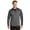 Dark Grey, variant on Sport Tek Men's Electric Hthr Colorblock 1/4-Zip Pullover