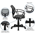 thumbnail image 4 of Scranton & Co Mid-Back Mesh Office Chair with Arms in Gray, 4 of 9