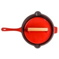 thumbnail image 5 of BergHOFF Neo 4pc Cast Iron Fry Pan & Grill Pan Set, Red, 5 of 10