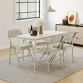 thumbnail image 3 of Ensemble de 4 Chaises Pliantes, Cadre en Métal, Supporte 350 Lb, 3 of 6