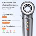 thumbnail image 6 of Bopcal 5 in 1 Hair Styler Brush for Women, Bopcal Ion High-Speed Hair Dryer, Fast Drying, Curling，Volumize, Straighten, Multi-function Hair Styling Tool, Gray, 6 of 9