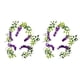 thumbnail image 2 of Moyic Flores de glicinia de bajo mantenimiento para decoración de bodas Flores artificiales para decoración Flores artificiales de glicina Rosa Alambre de hierro 2Conjunto, 2 of 6