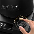 thumbnail image 5 of 1L Electric Gooseneck Kettle Teapot with Stainless Steel Inner Liner and Cover, Hot Water Boiler Heater Black EU Plug, 5 of 5