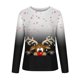 thumbnail image 4 of Camisas Navideñas Para Mujer Tops de Manga Larga Jersey de Cuello Redondo Informal Con Estampado de Ciervos en 3D Odeerbi  ODB199807, 4 of 5