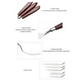 thumbnail image 3 of Palette Knife, 5 Pieces Palette Spatula Elastic Durable  For Spreading, 3 of 8