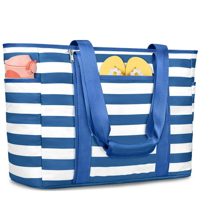 Bolsa de Playa TEUEN Extra Grande Impermeable y Resistente a la Arena para Mujeres